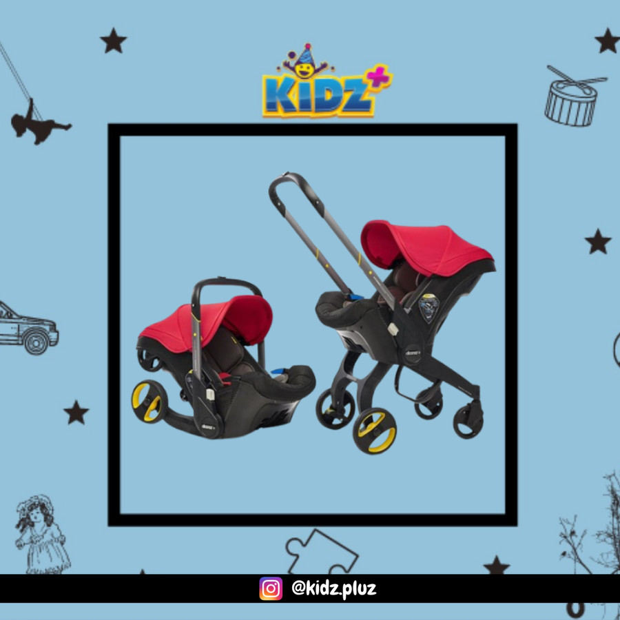 Doona Infant Car Seat & Stroller - Red