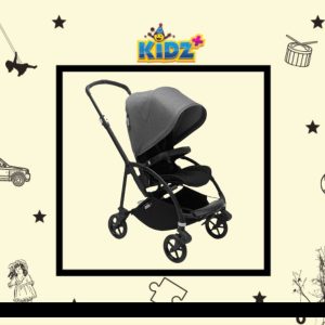 Sewa Bugaboo Bee 6 Complete Stroller - Black/Grey Melange